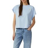 T-shirt - Jersey - Ronde Hals - Losse Pasvorm - Kwartmouw - Borduursels