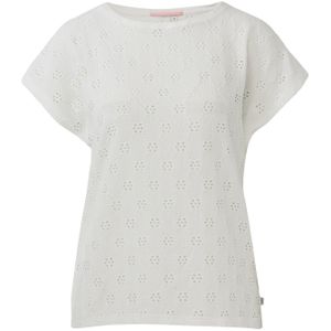 Q/S by s.Oliver - Top - Wit - Broderie