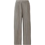 Broek - Plissé - Wide-Leg - Zwart - Elastisch - Luchtig