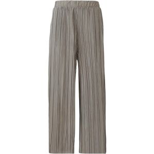 Broek - Plissé - Wide-Leg - Zwart - Elastisch - Luchtig