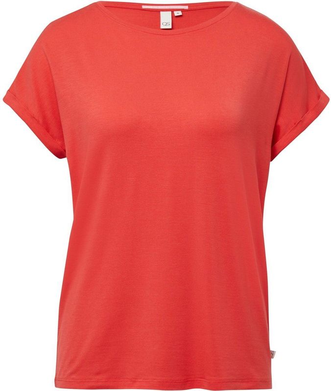 Q/S designed by - Dames T-shirt - Zwart - Katoen