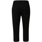 Capri Broek - Zwart - Elastische Stof