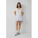 Q/S designed by - T-shirt - Wit - Met Aandeel Linnen