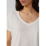 Q/S Designed By - T-shirt - Kleur - Linnen