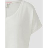 Q/S Designed By - T-shirt - Kleur - Linnen