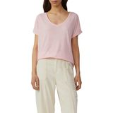 T-shirt - Zacht - Linnenmix - V-hals - Vleermuismouwen