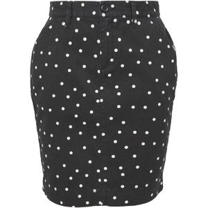 Rok - Midi Kokerrok - Katoenen Keperstof - All-over Print