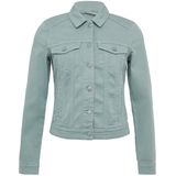 Q/S by s.Oliver - Dames Jas - Petroleumkleur - Katoen