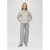QS - Jeans - Grey Denim - Wide Leg - High Waist - 5-Pocket-Style