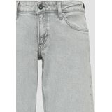 QS - Jeans - Grey Denim - Wide Leg - High Waist - 5-Pocket-Style