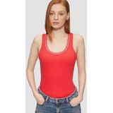 Tops - Effen - Mouwloos - Slanke Pasvorm - Ronde Hals - Jersey