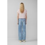 Los gesneden T-shirt van modalmix, Oudroze, S