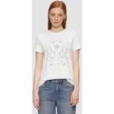 Bikini - Regular Fit - Katoen Jersey - Print Op De Voorkant - Ronde Hals - Korte Mouwen