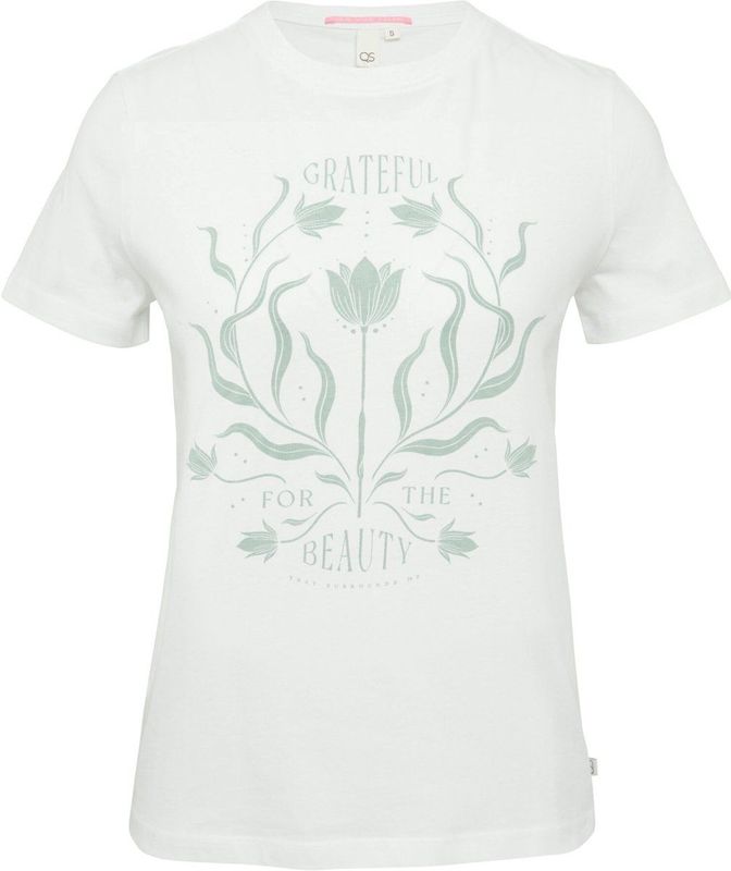 Bikini - Regular Fit - Katoen Jersey - Print Op De Voorkant - Ronde Hals - Korte Mouwen