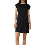 Jerseyjurken - Korte Jurk - Zwart - Elastische Interlockjersey