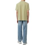 QS - Shirt - Kaki - Jersey - Ronde Hals - Kwartmouw