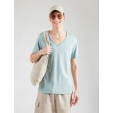 Shirt - Jersey - Effen - V-hals - Kwartmouw