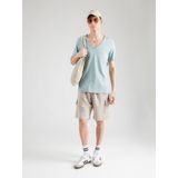 Shirt - Jersey - Effen - V-hals - Kwartmouw