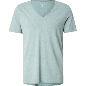 Shirt - Jersey - Effen - V-hals - Kwartmouw