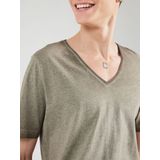 Bikini - Mélange - Jersey - V-hals - Kwartmouw - Normale Pasvorm