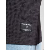 Q/S by s.Oliver - T-shirt - Zwart - Regular Fit - Korte Mouwen