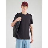Q/S by s.Oliver - T-shirt - Zwart - Regular Fit - Korte Mouwen