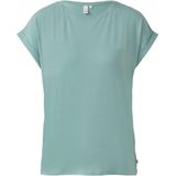 QS - Shirt - Bordeaux - Kwartmouw - Losse Pasvorm