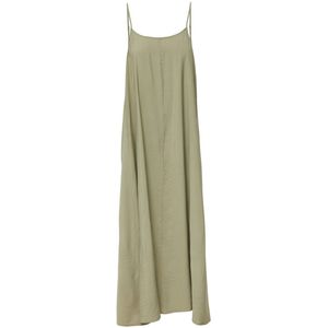 Tuniekjurk - Kaki - Viscosemix - Spaghettibandjes