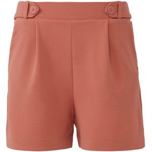 Korte Broek - Kaki - Stretch - Zonder Zakken - Knopen Sluiting