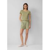 T-shirt - Katoen - Korte Mouwen - Slanke Pasvorm - Uniek Ajourpatroon