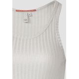 QS - Top - Zilver - Mouwloos - Slanke Pasvorm - Jersey