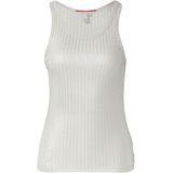 QS - Top - Zilver - Mouwloos - Slanke Pasvorm - Jersey