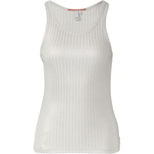 T-shirt - Metallic Glans - Geribbelde Textuur