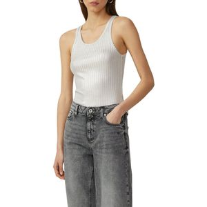 T-shirt - Metallic Glans - Geribbelde Textuur