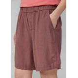 Korte Broeken - Linnenblend - Elastische Tailleband - Losse Pasvorm