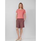 Korte Broeken - Linnenblend - Elastische Tailleband - Losse Pasvorm