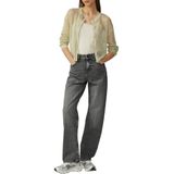 QS - Gebreid Vest - Champagne - Knitwear - Lange Mouw