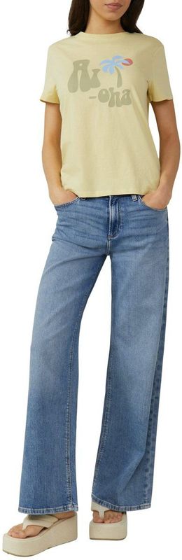 T-shirt - Katoen - Zwart - Normale Pasvorm