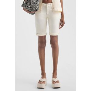 Q/S by s.Oliver - Denim Short - Ecru - Regular Fit - Regular Waist