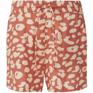 Korte Broek - Apricot Ecru - Mousseline - All-over Motief