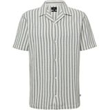 Shirt - Gestreept - Katoen - Korte Mouwen - Resortkraag
