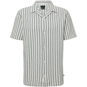 Shirt - Gestreept - Katoen - Korte Mouwen - Resortkraag