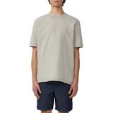 T-shirt - Gewassen Katoen - Vlamgarentextuur - Normale Pasvorm