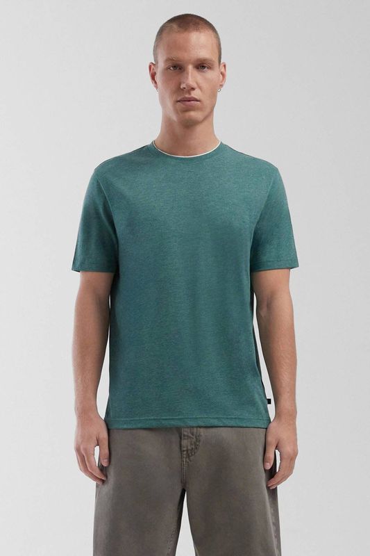 T-shirt - Gemêleerd - Katoenmix