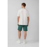 QS Shirt  ecru / donkerblauw