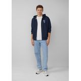 Hoodie - Sweatvest - Grijs - Katoen - Met Kangoeroezak