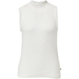 QS - Top - Ecru - Kanten Inzetstuk