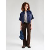 T-shirt - Loose-fit - All-over Print - Gestreept Patroon