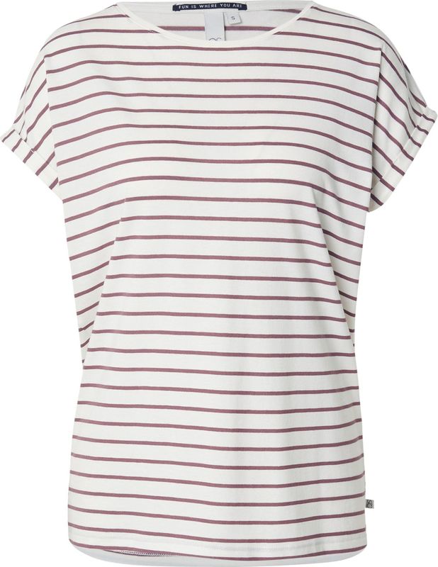 T-shirt - Loose-fit - All-over Print - Gestreept Patroon