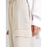 QS - Cargobroek - Beige - Loosefit - Mid Waist